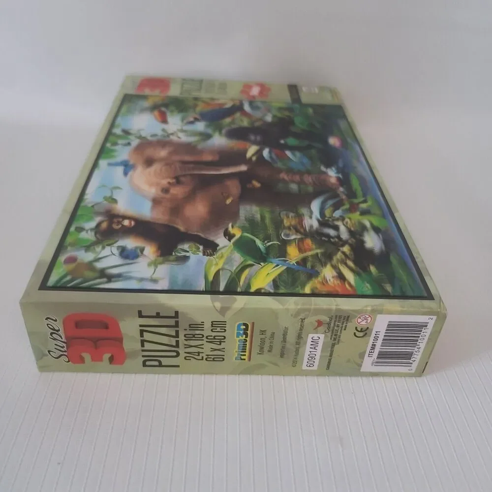 Complete Super 3D Junior Jungle Puzzle 500 pieces 24